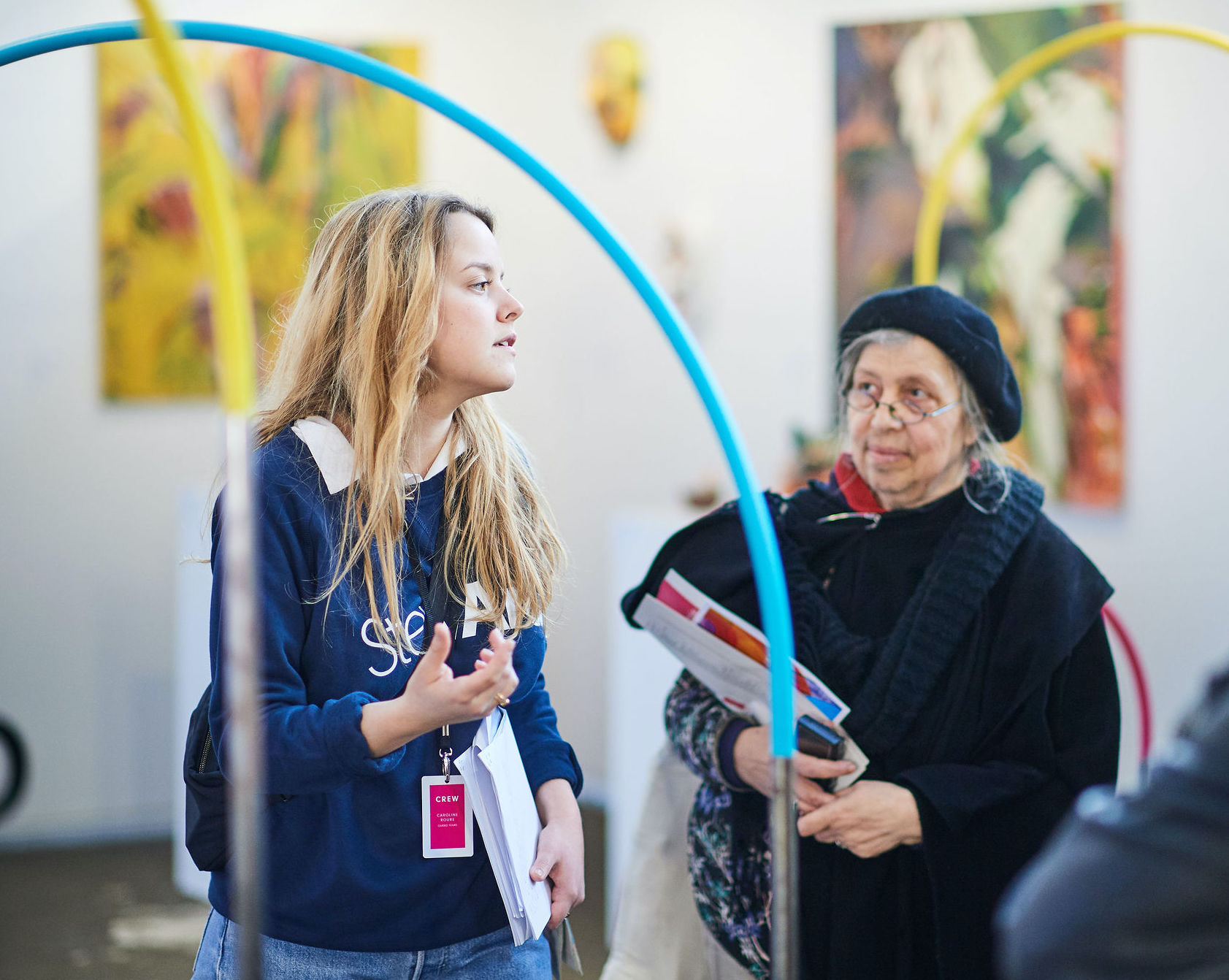 A guided tour of the emerging artist exhibition at Affordable Art Fair Brussels