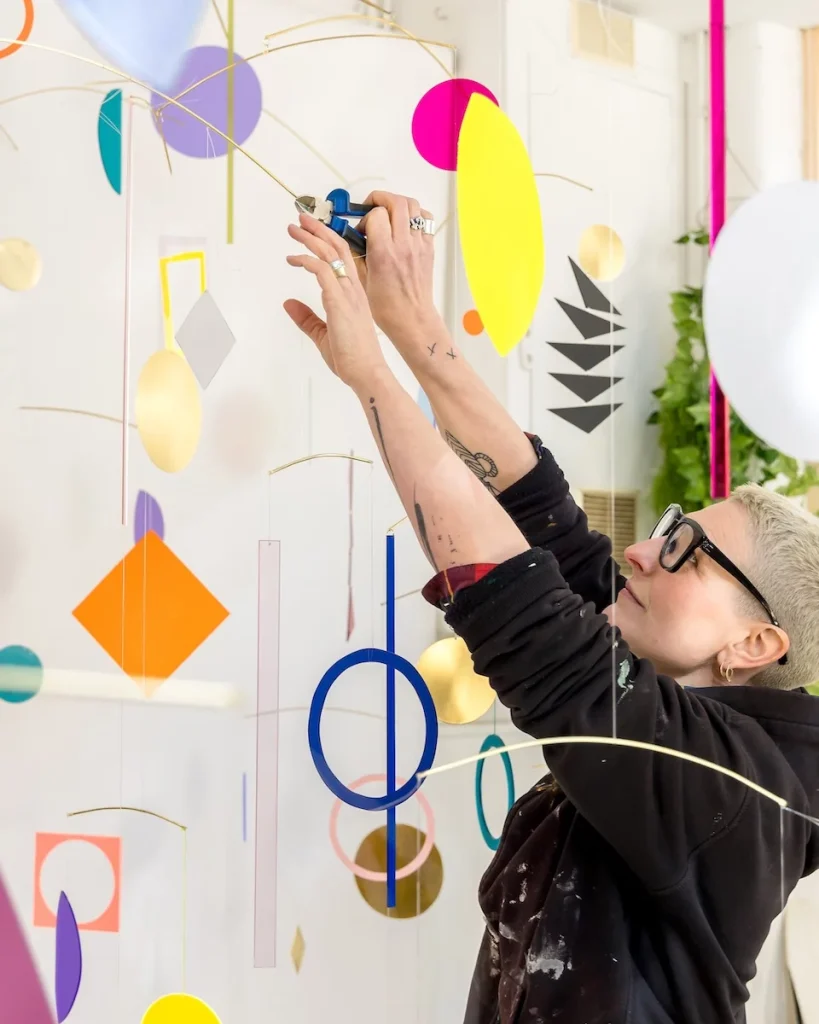 Claire Knill, installation artist for Affordable Art Fair Hampstead 2025. Represented by Lara Bowen Contemporary. 
